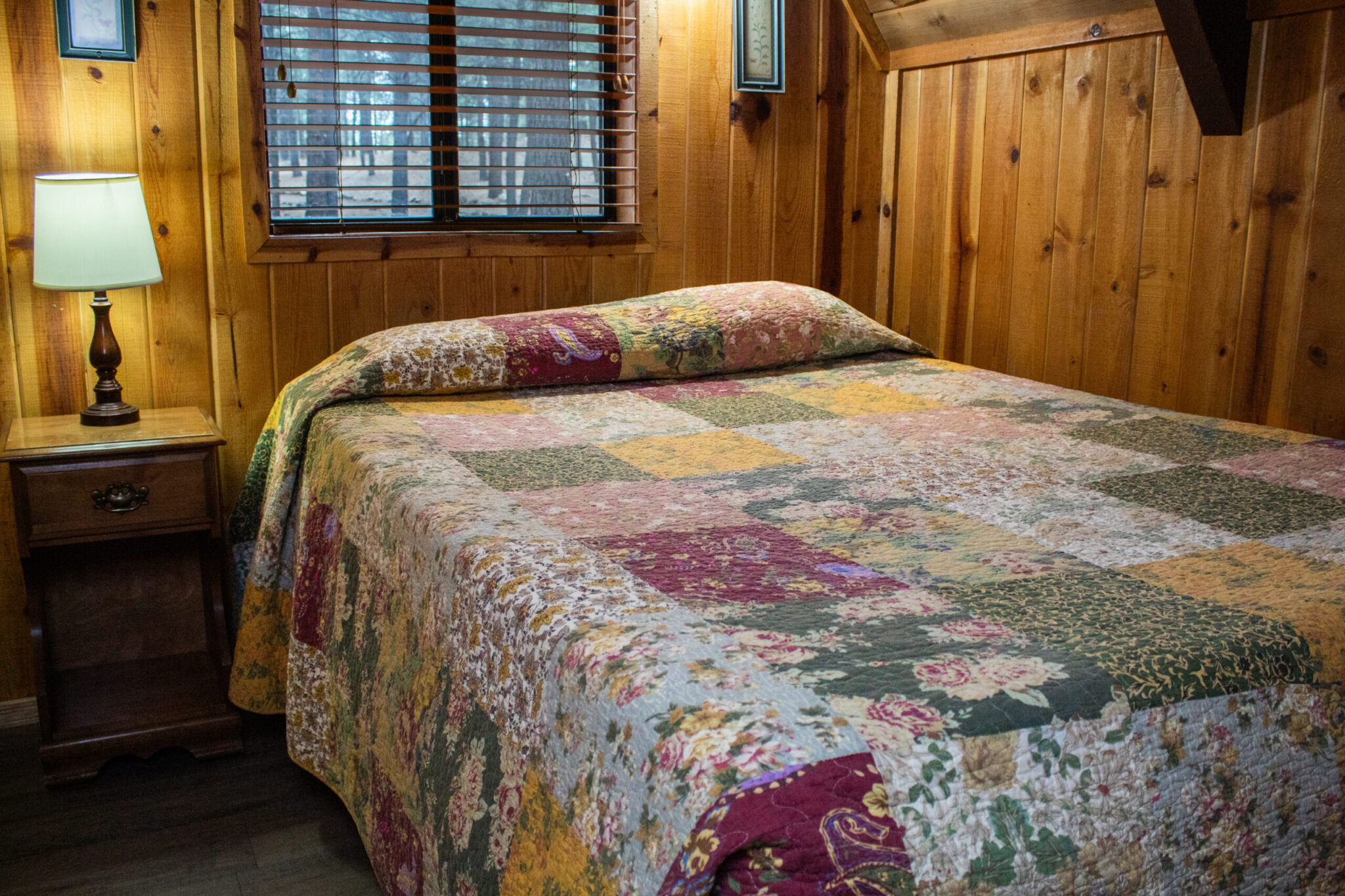 Cabin 8 Downstairs Bedroom