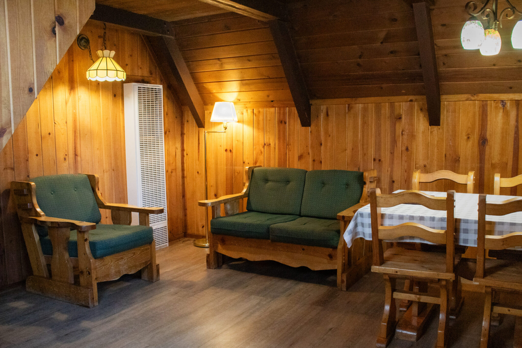 Cabin 8 Living and Dining Room